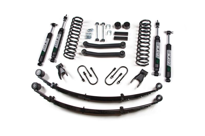 Zone Offroad 84-01 Jeep XJ 4.5in w/Rr Springs- Chrysler 8.25 - ZONJ23N