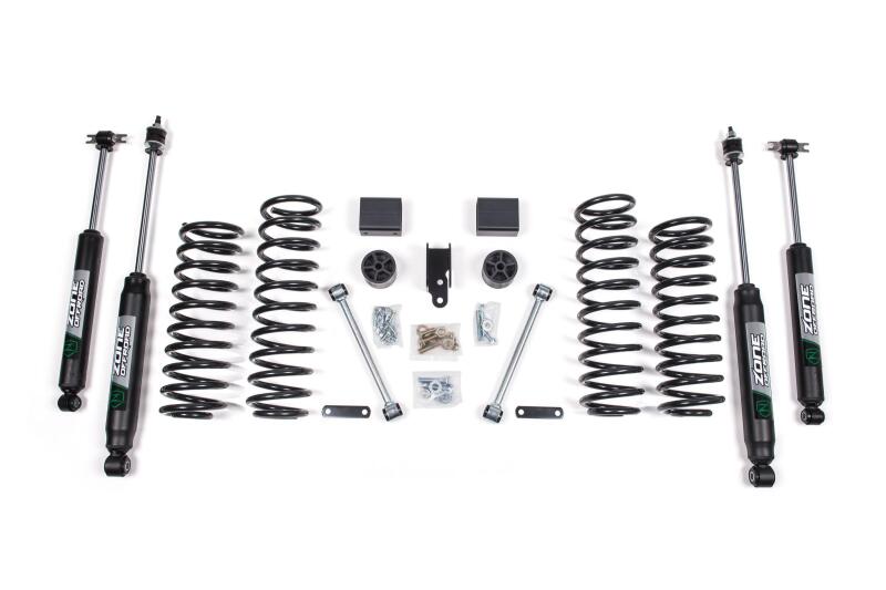 Zone Offroad 12-18 Jeep JK 2dr 3in Suspension Kit - ZONJ35N