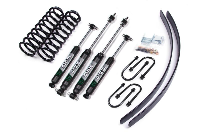 Zone Offroad 84-01 Jeep XJ 3in Kit w/Dana35 Axle - ZONJ7N