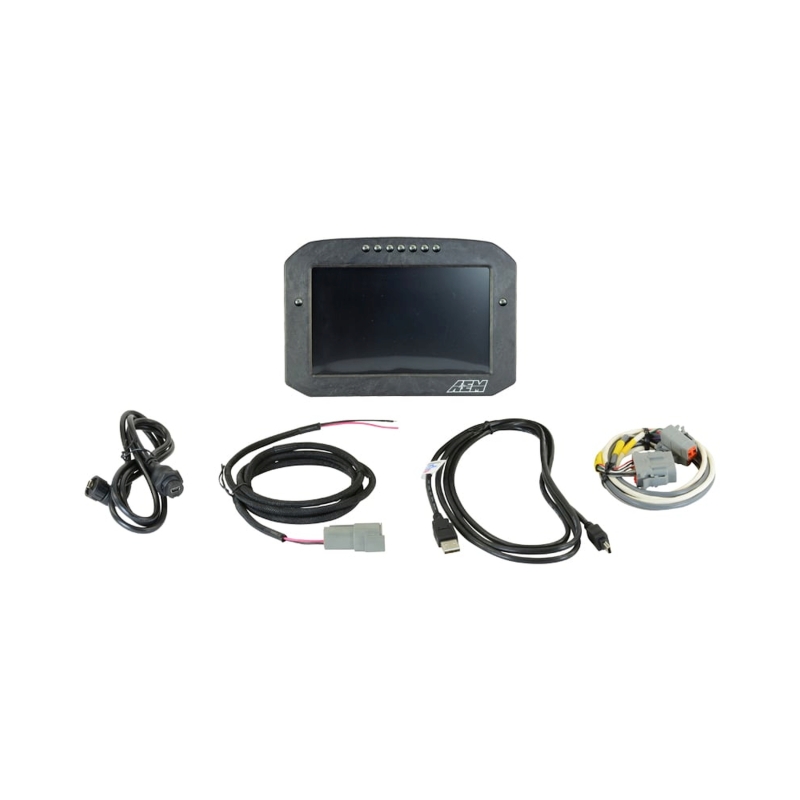 AEM CD-7L Carbon Logging Flush Digital Dash Display - 30-5701F