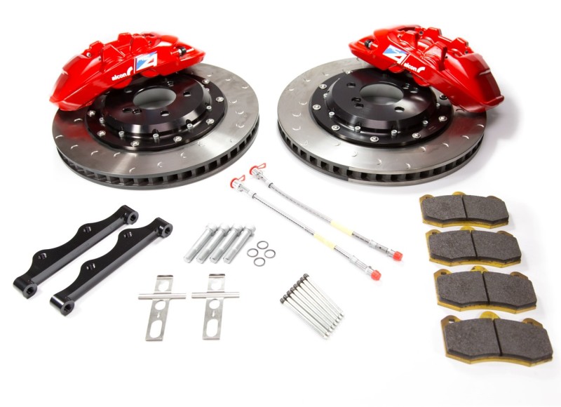 Alcon 2015+ BMW M3 F80 380x32mm Red 4 Piston Rear Brake Upgrade Kit - BKR6959B07