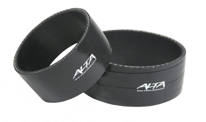 Alta Mini Cooper V2 IC Boost Couplers Black Silicone - AMP-ENG-303BK