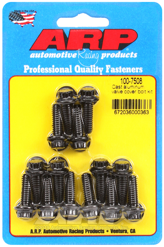 ARP Cast Aluminum 12pt Valve Cover Bolt Kit - 100-7508