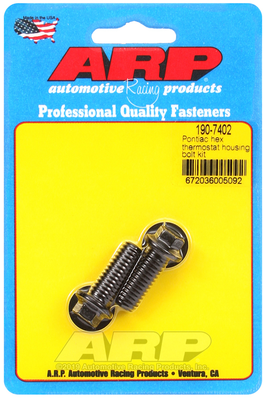 ARP Pontiac Hex Thermostat Housing Bolt Kit - 190-7402
