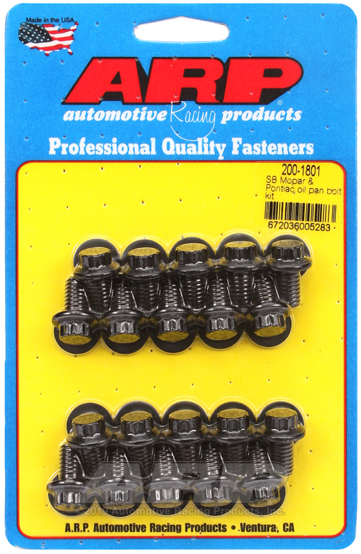 ARP SB Mopar and Pontiac Oil Pan Bolt Kit - 200-1801