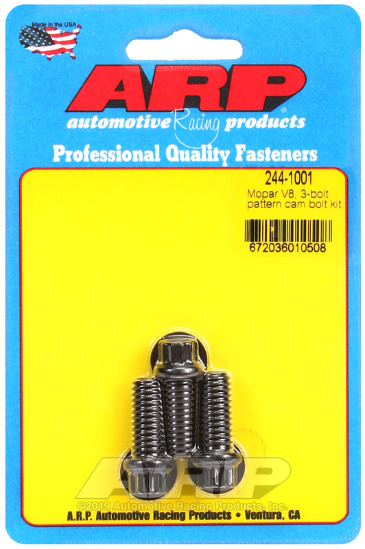 ARP Mopar V8 3-Bolt Pattern Cam Bolt Kit - 244-1001