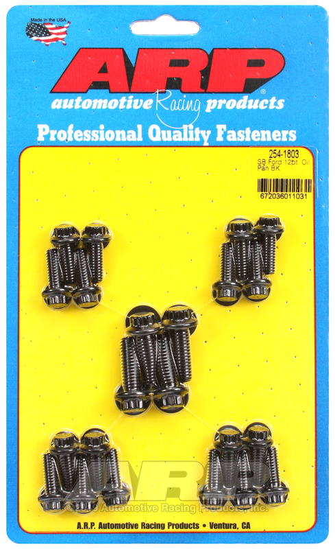 ARP SB Ford 12pt Oil Pan Bolt Kit - 254-1803