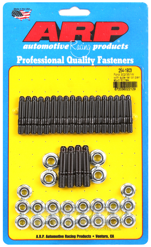 ARP Ford 302-351W Hex Oil Pan w/ Side Rail - 254-1903