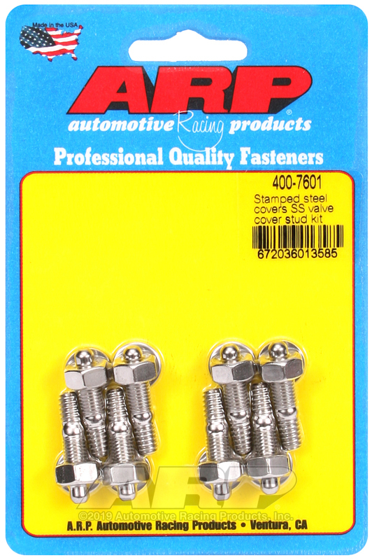 ARP Stamped Steel Covers SS Valve Cover Stud Kit - 400-7601