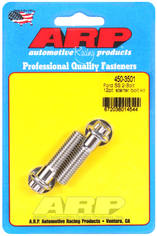 ARP Ford SS 2-Bolt 12Pt Starter Bolt Kit - 450-3501