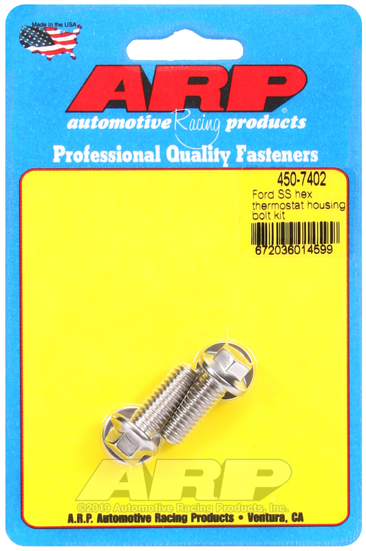 ARP Ford SS Hex Thermostat Housing Bolt Kit - 450-7402