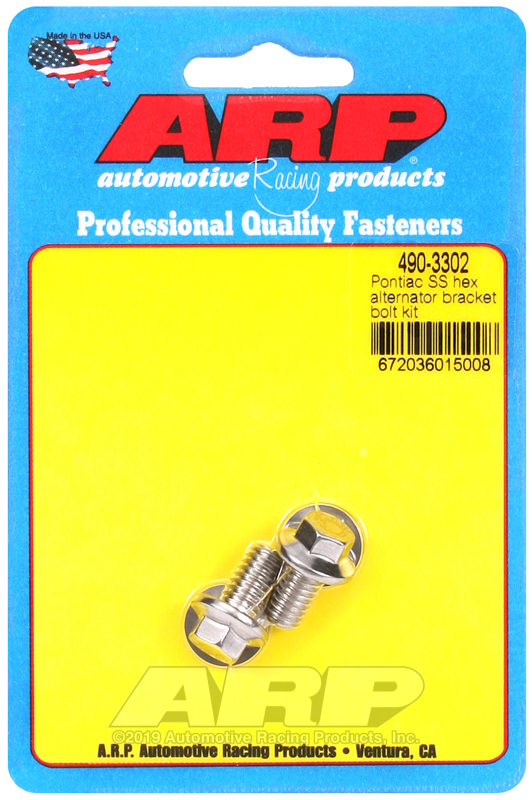 ARP Pontiac SS Hex Alternator Bracket Bolt Kit - 490-3302