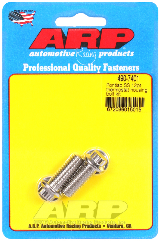 ARP Pontiac SS 12pt Thermostat Housing Bolt Kit - 490-7401