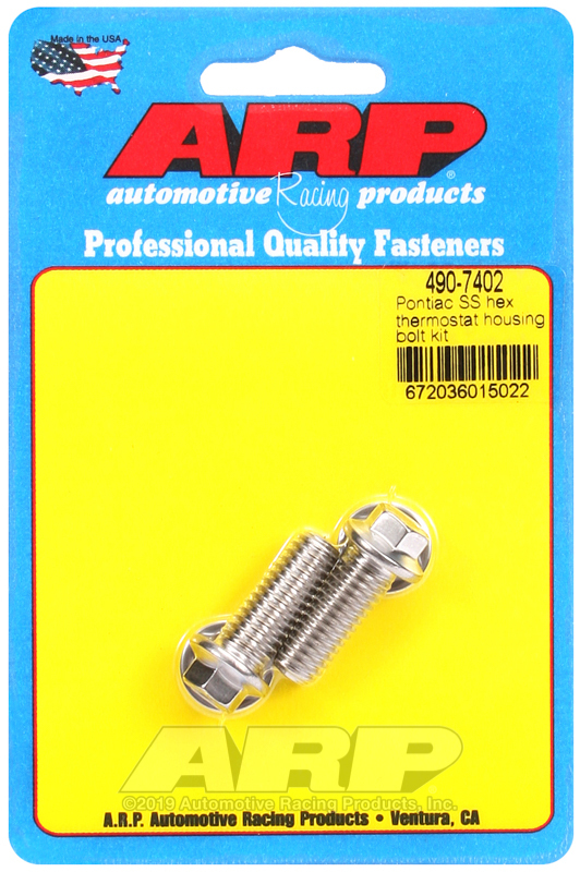 ARP Pontiac SS Hex Thermostat Housing Bolt Kit - 490-7402