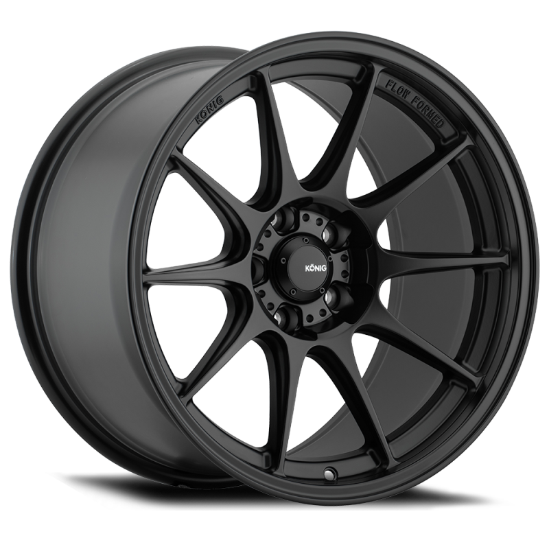 Konig Dekagram 18x8.5 5x114.3 ET35 Semi-Matte Black - DK88514355