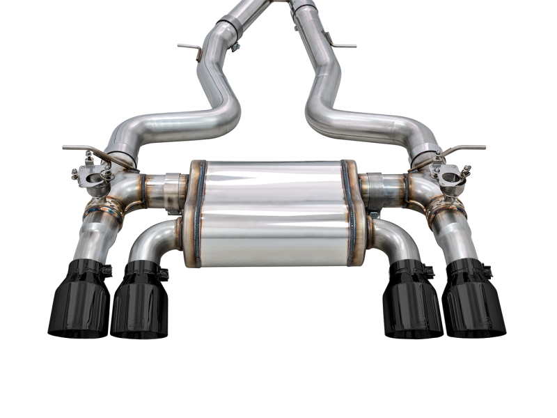 AWE Tuning BMW F8X M3/M4 SwitchPath Catback Exhaust - Diamond Black Tips - 3025-43074