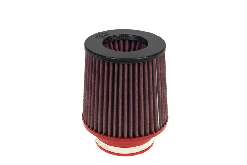 BMC Twin Air Universal Conical Filter w/Carbon Top - 70mm ID / 140mm H - FBTW70-140C