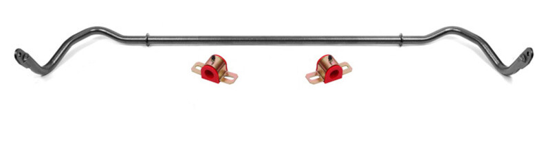BMR 08-19 Dodge Challenger Rear Hollow 25mm Non-Adjustable Sway Bar Kit - Black Hammertone - SB115H