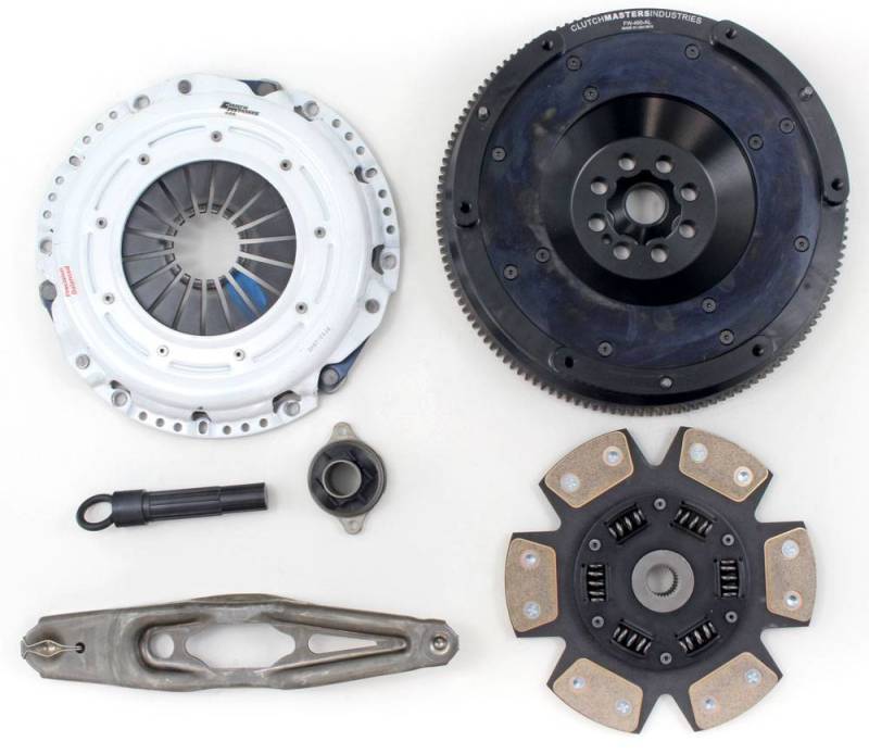 Clutch Masters 14-19 Mini Cooper 1.5L Turbo FX400 6-Puck Clutch Kit w/ Aluminum Flywheel - 03465-HDC6-AK