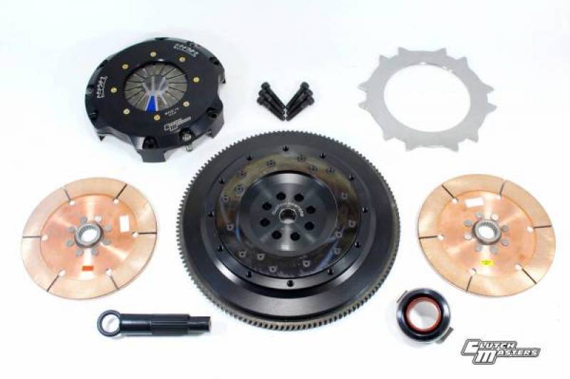 Clutch Masters 17-18 Honda Civic 1.5L Turbo (EX/Si) Race Twin-Disc Clutch Kit w/Alum Flywheel - 08150-TD7R-A