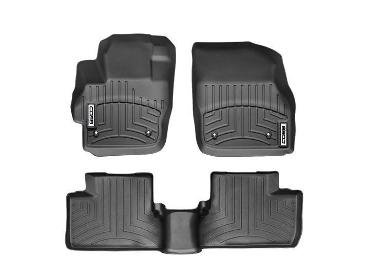 COBB 10-13 Mazdaspeed3 Front and Rear FloorLiner by WeatherTech - Black - WT44240-1-2