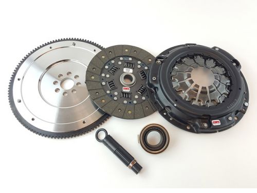 Comp Clutch 2.4L K Series Stage 2 - Organic Sprung Clutch Kit w/Flywheel - 8090-ST-2100