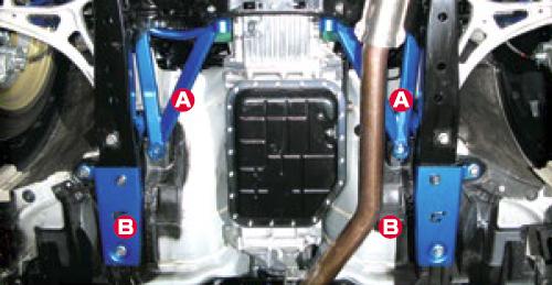 Cusco Subaru Legacy BM9 Power Brace Front Member - 687 492 FM