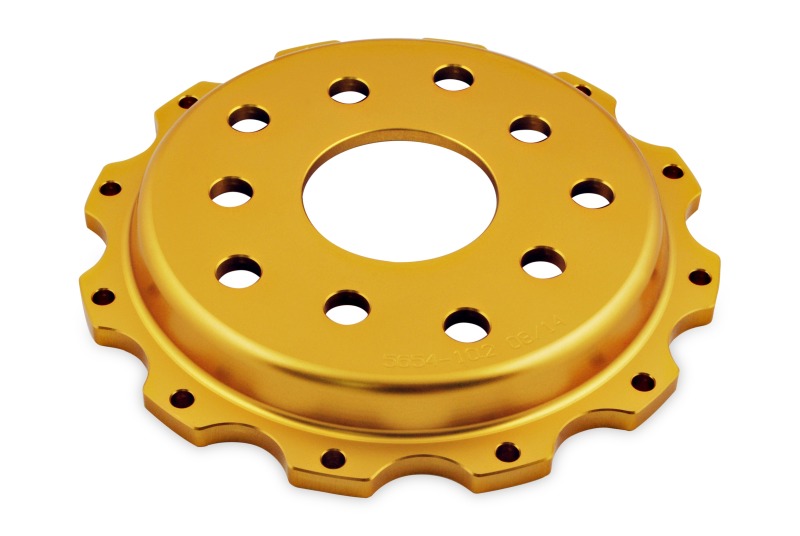 DBA 04-17 Subaru WRX STI Front Replacement 5000 Series Rotor Hat - Gold - 5654-10.2GLD