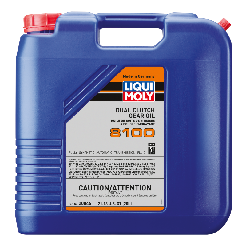 LIQUI MOLY 20L Dual Clutch Transmission Oil 8100 - 20046