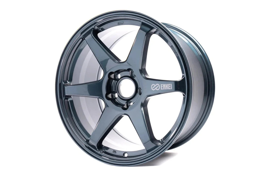 Enkei T6R 18x9.5 38mm Offset 5x114.3 Bolt Pattern 72.6 Bore Misty Blue Wheel - 539-895-6538BL