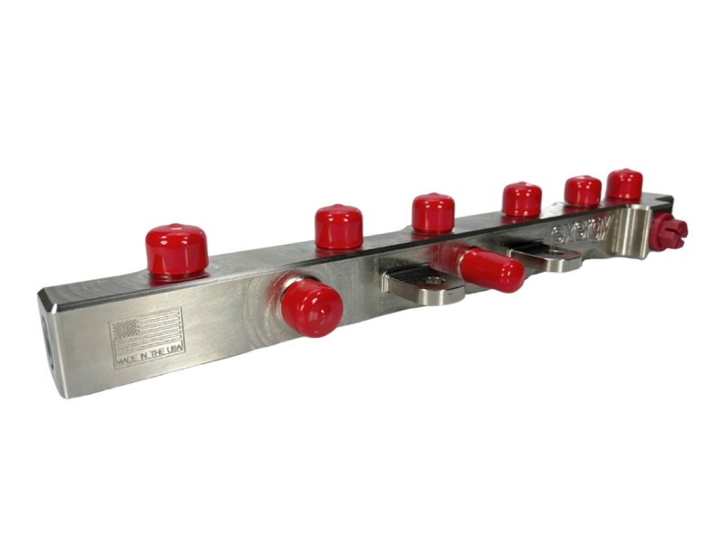 Exergy 07.5-12 Dodge Cummins 6.7L Billet Dual Feed Fuel Rail w/ 2000 Bar Sensor/2200 PRV - E06 20362