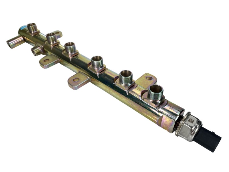 Exergy 13-16 Dodge Cummins 6.7 Replacement Fuel Rail (Complete w/Sensor & PRV) - E06 20450