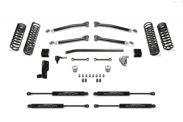 Fabtech 18-21 Jeep JL 4WD 4-Door 5in Trail w/Stealth - K4140M