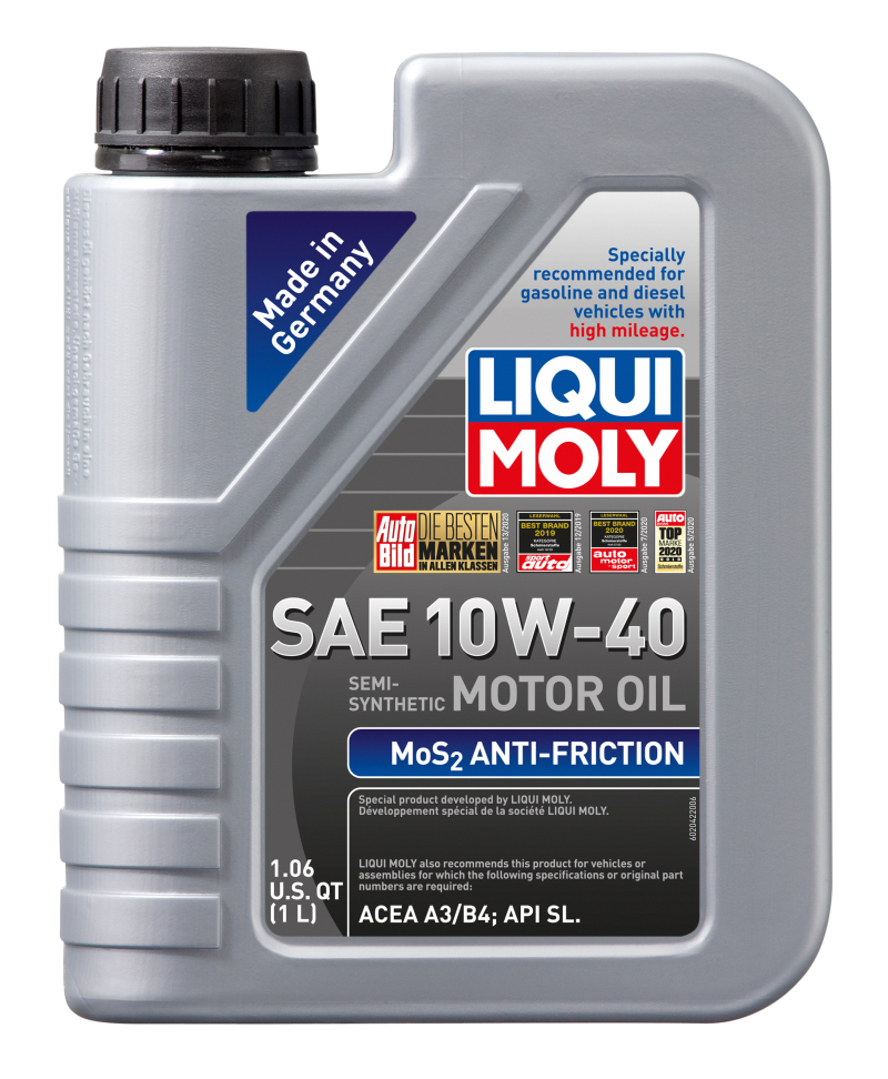 LIQUI MOLY 1L MoS2 Anti-Friction Motor Oil 10W40 - 2042