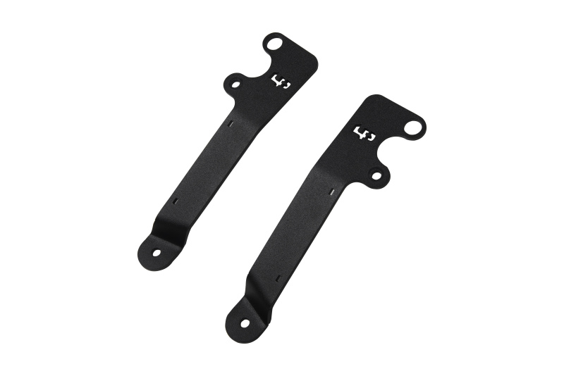 LP Aventure 18-19 Subaru Crosstrek Hood Light Brackets - Powder Coated (Pair) - FLP-CTA-18-HBL-B+OPC