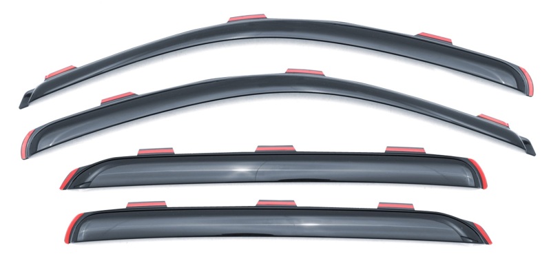 Lund 04-14 Ford F-150 SuperCab Ventvisor Elite Window Deflectors - Smoke (4 Pc.) - 184738