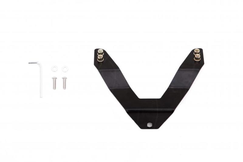 Lund Universal License Plate Relocation Kit For Bull Bars - Black - 27021000