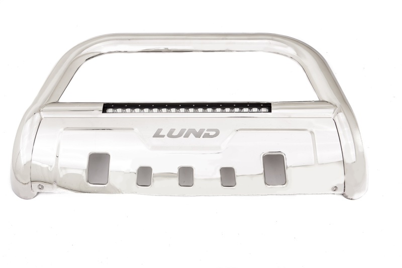 Lund 07-17 Chevy Silverado 1500 Bull Bar w/Light & Wiring - Polished - 47021214