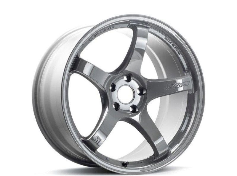 Gram Lights 57CR 18x8.5 +37 5-108 Glossy Gray Wheel - WGCRV37RAG