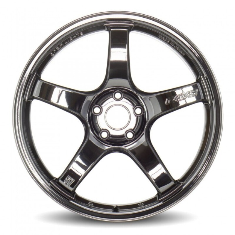 Gram Lights 57CR 18x8.5 +45 5-100 Glass Black Wheel (Min Order Qty Of 20) - WGCRV45DGBP