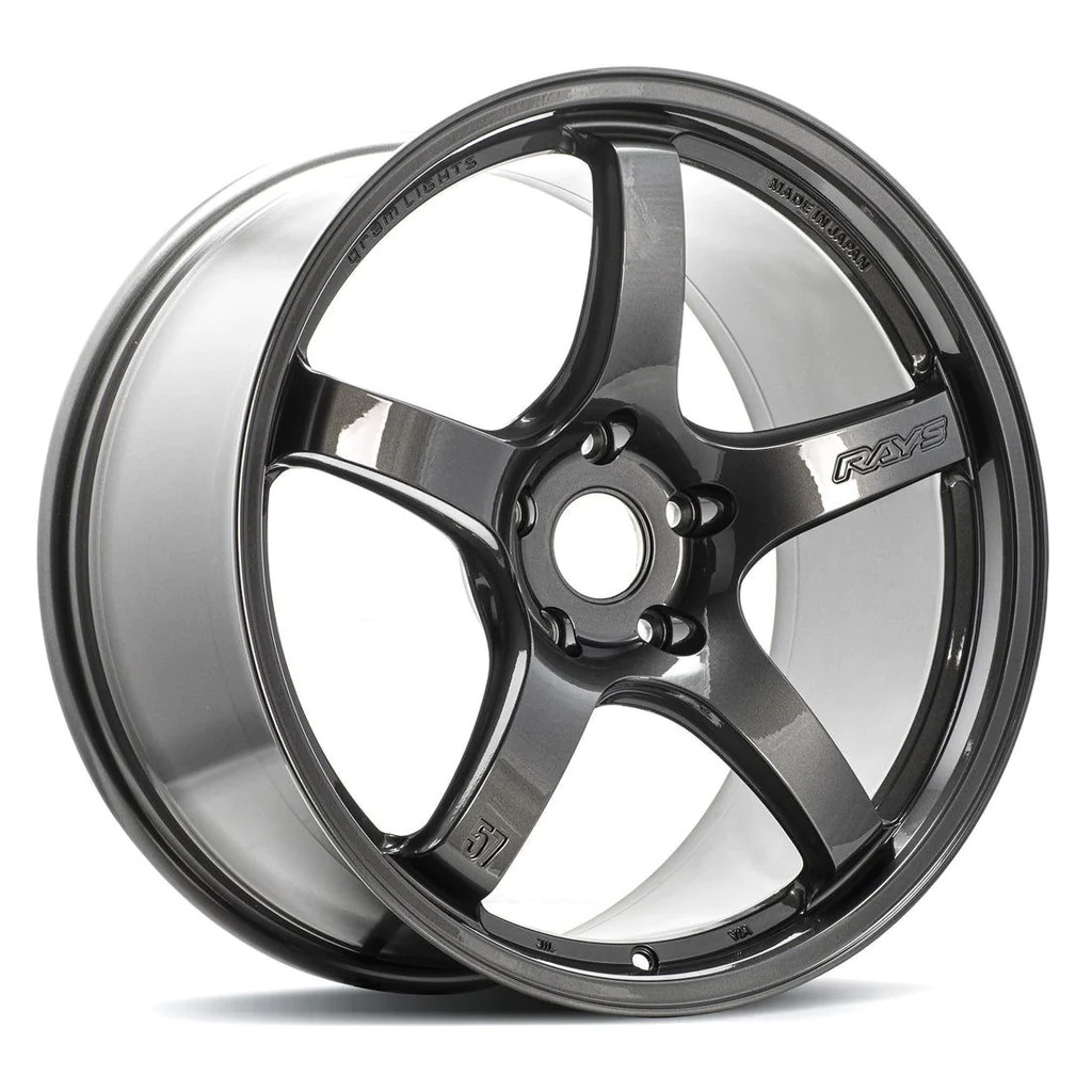 Gram Lights 57CR 18x8.5 +45 5-100 HS Gunmetallic Wheel (Min Order Qty Of 20) - WGCRV45DHGP