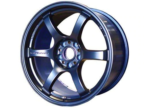 Gram Lights 57DR 15x8.0 +35 4-100 Mag Blue Wheel - WGIE35AD