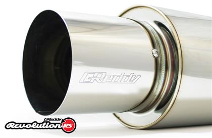 GReddy Universal 3in 3-Bolt Tip Revolution RS Mufller - 11001131