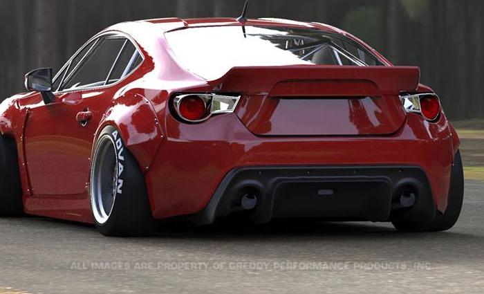 GReddy 13+ Scion FR-S Version 3 Greddy X Rocket Bunny 86 Aero Rear Aero Wing Only - 17010240