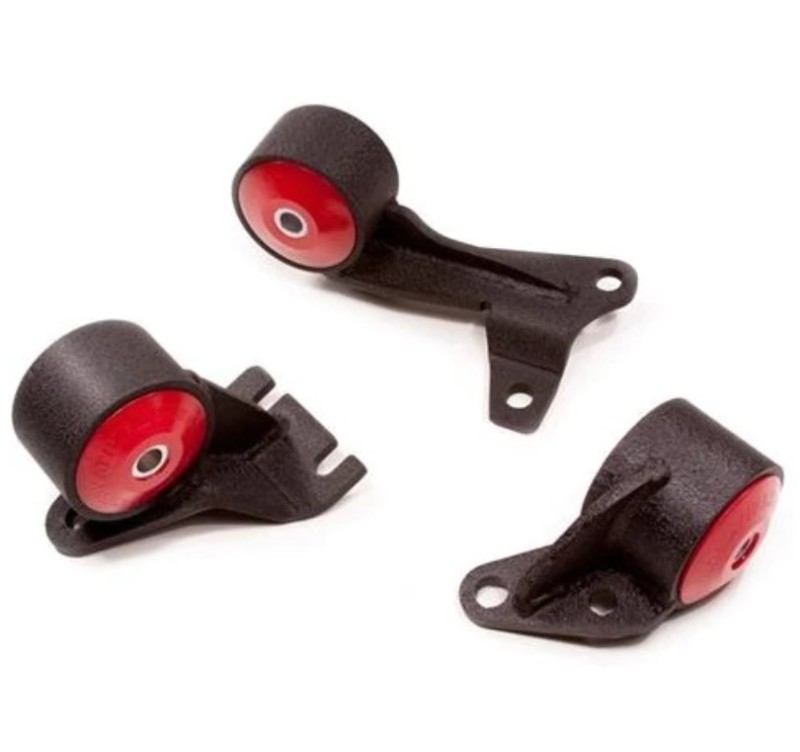 Innovative 88-91 Civic D-Series Black Steel Mounts 85A Bushings (Wagon 4WD Cable) - 19153-85A
