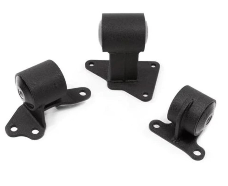 Innovative 90-93 Accord F-Series Black Steel Mounts 75A Bushings (Auto Trans) - 29353-75A