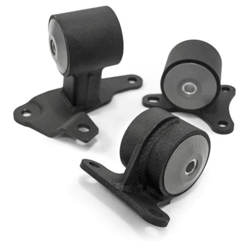 Innovative 90-93 Accord H/F Series Black Steel Mounts 85A Bushings (Auto to Manual) - 29359-85A