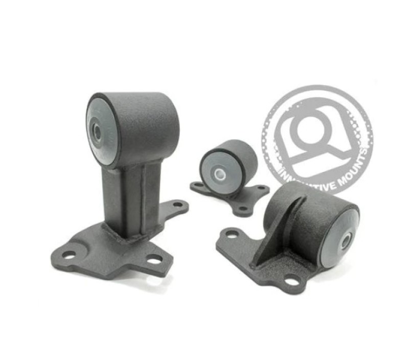 Innovative 94-97 Accord H-Series Black Steel Mounts 95A Bushings - 29750-95A