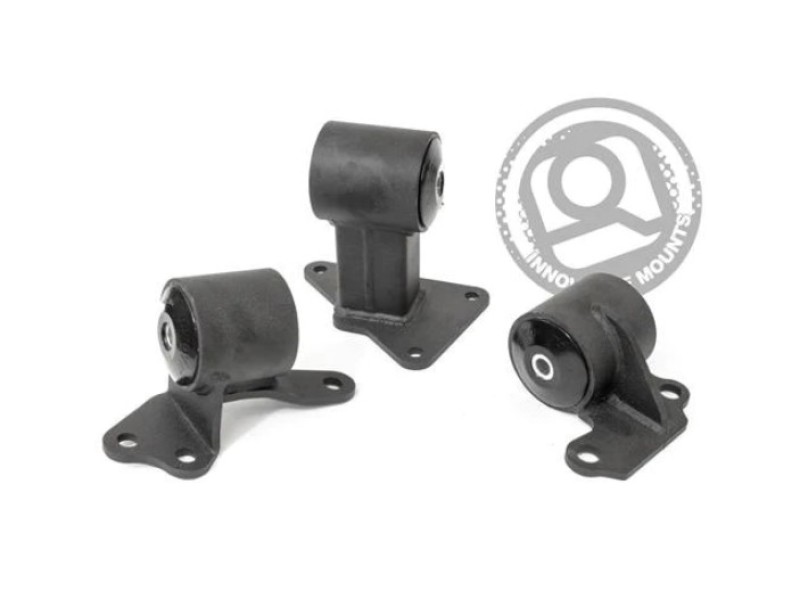 Innovative 94-97 Accord H/F Series Black Steel Mounts 95A Bushings (Auto Trans) - 29755-95A