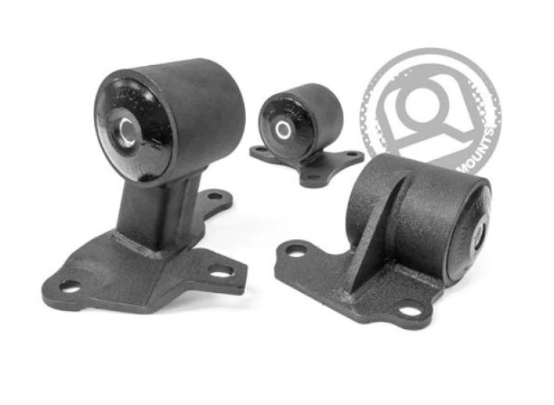 Innovative 94-97 Accord H-Series Black Steel Mounts 95A Bushings (Auto to Manual) - 29758-95A